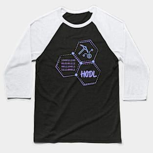 Crypto Trifecta: HODL Slots Design Baseball T-Shirt